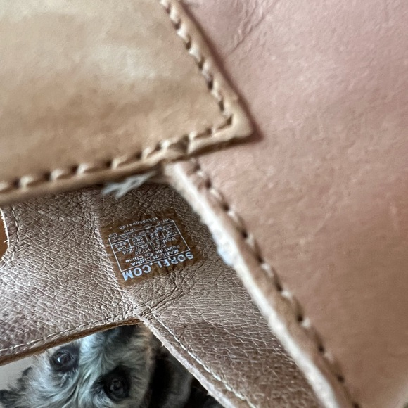 Sorel Tan Wedge Sandals - Picture 5 of 9